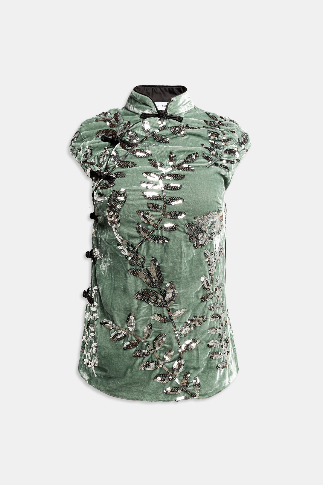 トップス LGB TIBET FLOWER CACHECOEUR Top qipao Weili Zheng