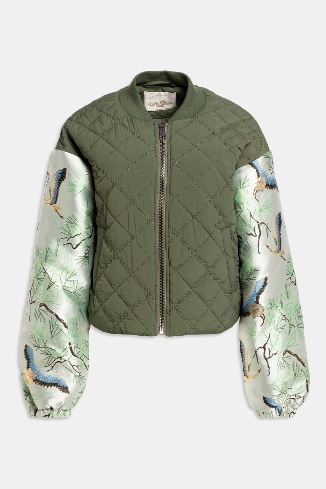 ！ほぼ未使用！【oll _kyoto】tricolor blouson Heritage bomber with contrasting sleeves – Weili Zheng