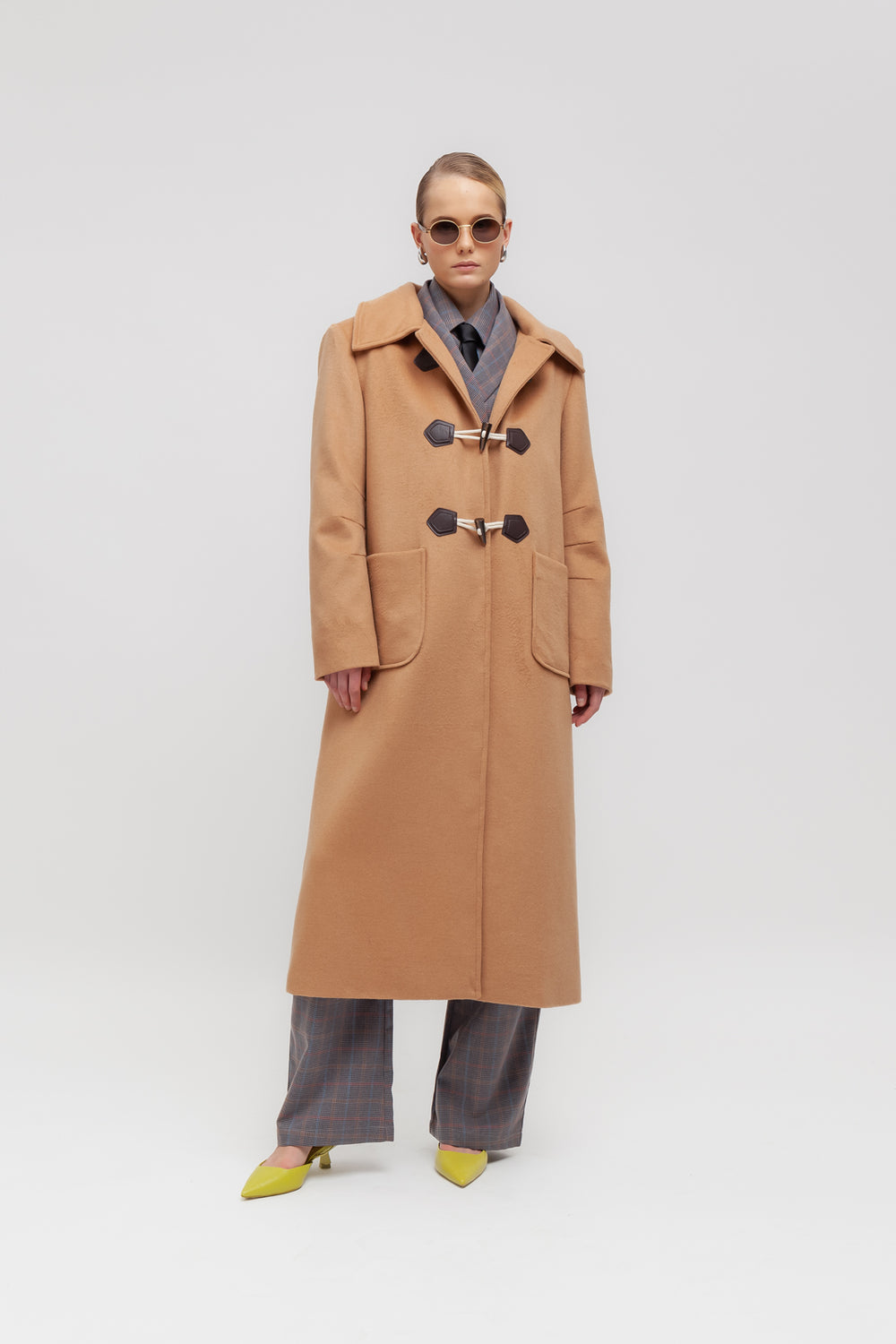 Long cloth duffle coat – Weili Zheng
