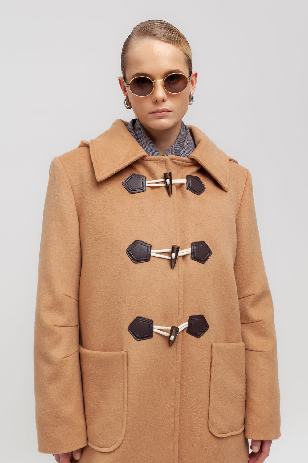 Long cloth duffle coat – Weili Zheng