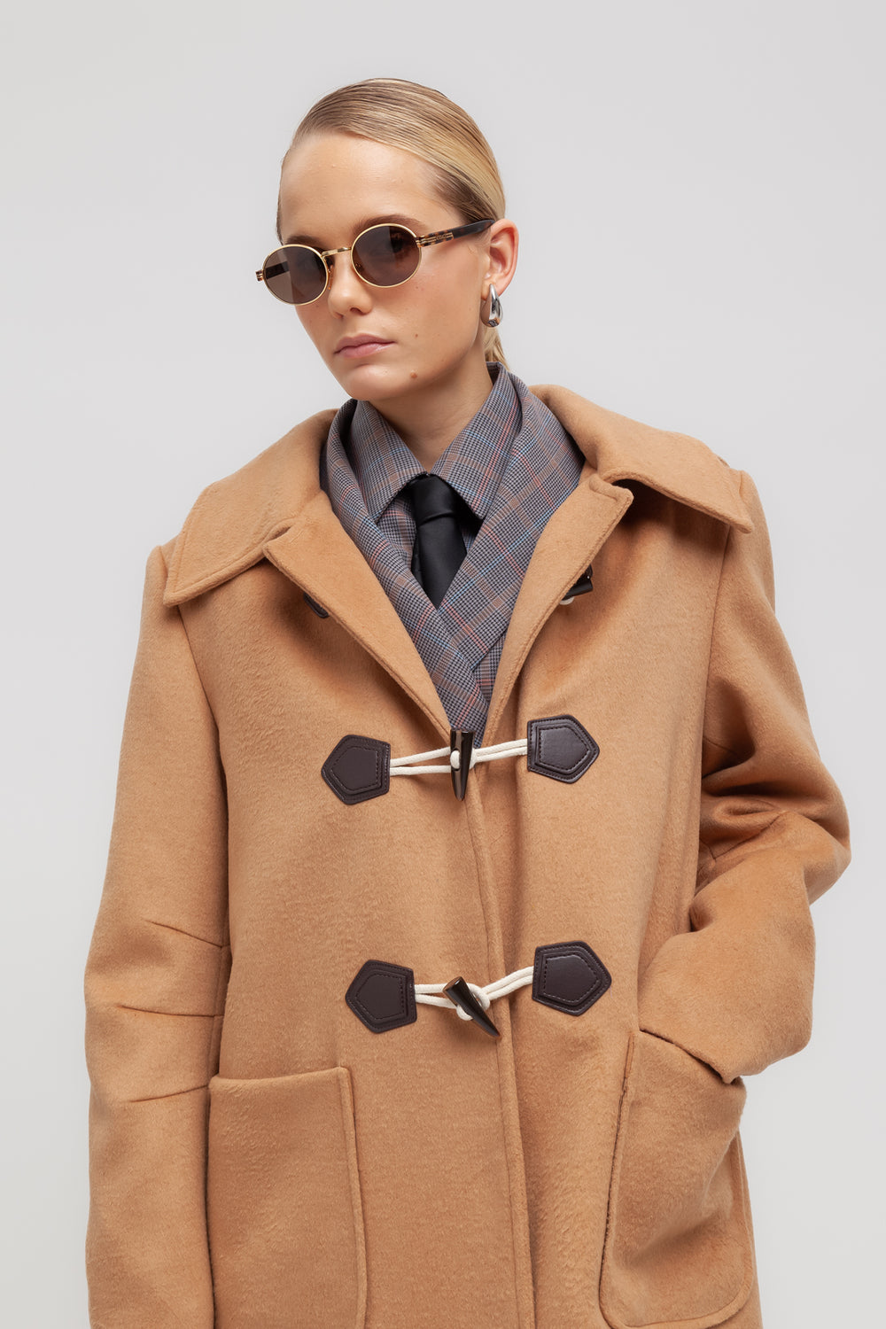 Long cloth duffle coat – Weili Zheng