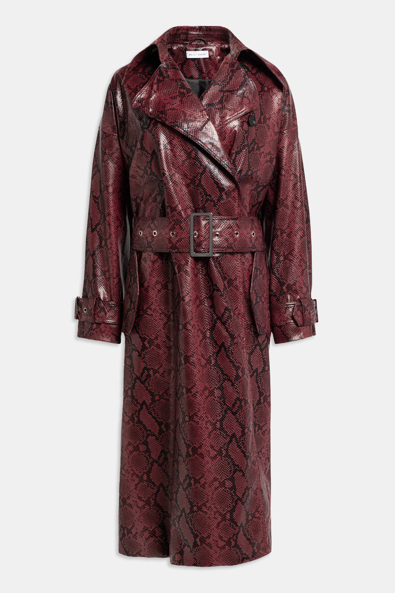 Weili zheng Maxi trench pitonato