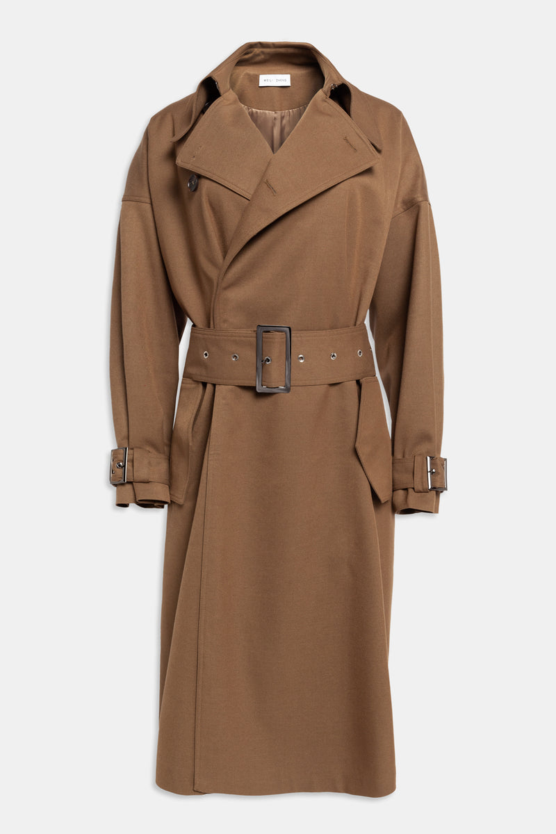 Weili zheng Trench in gabardina