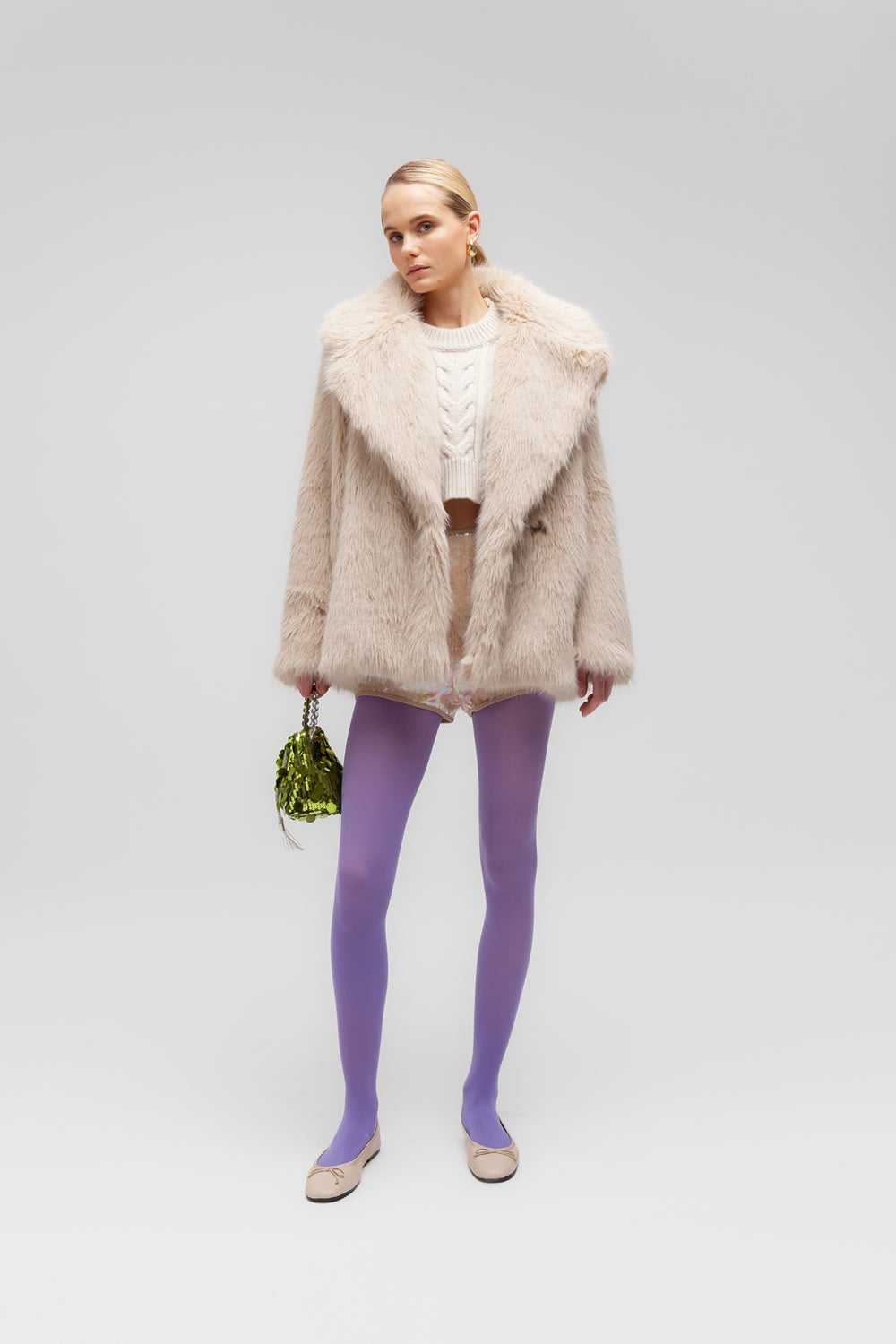 Short eco fur – Weili Zheng