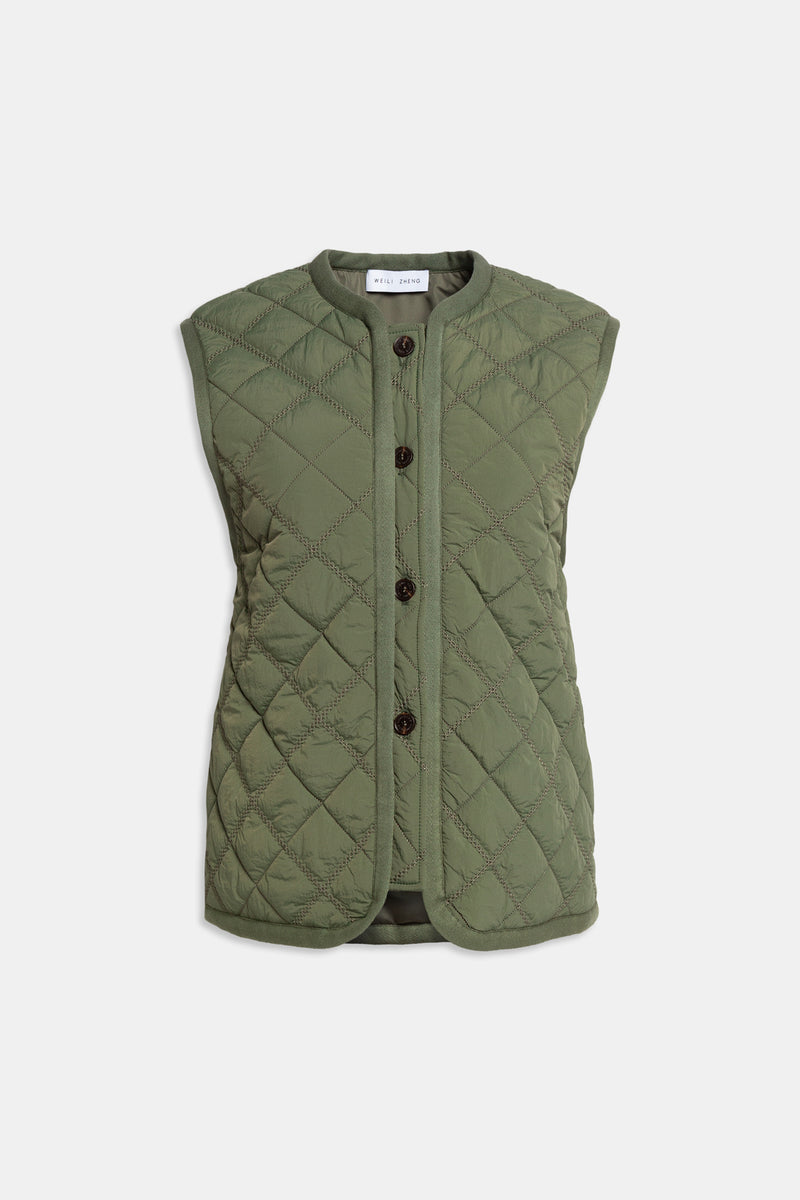 Weili zheng Gilet trapuntato in nylon