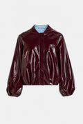 Vinyl-Bomberjacke mit Doublewear-Finish