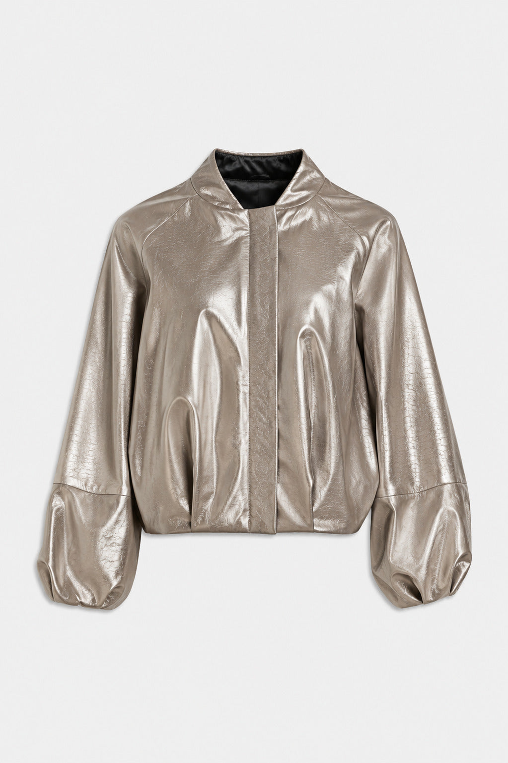 Vinyl-Bomberjacke mit Doublewear-Finish