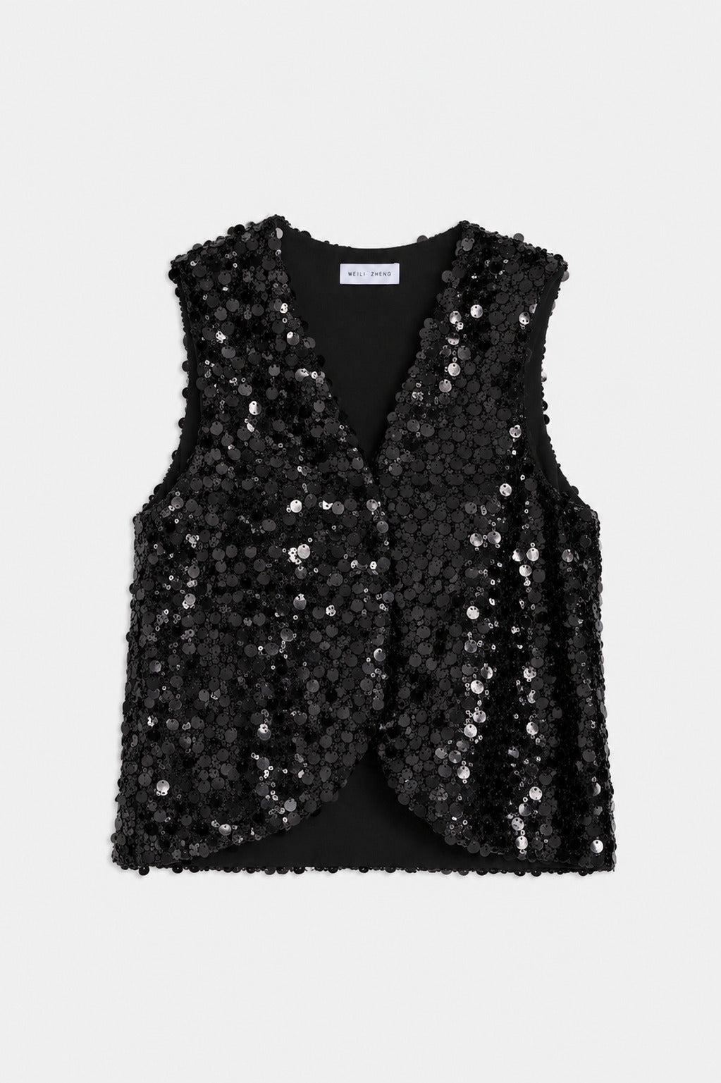 Sequined vest