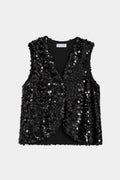 Sequined vest
