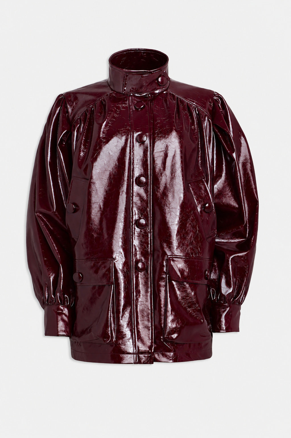 Jacke in Vinyl-Optik