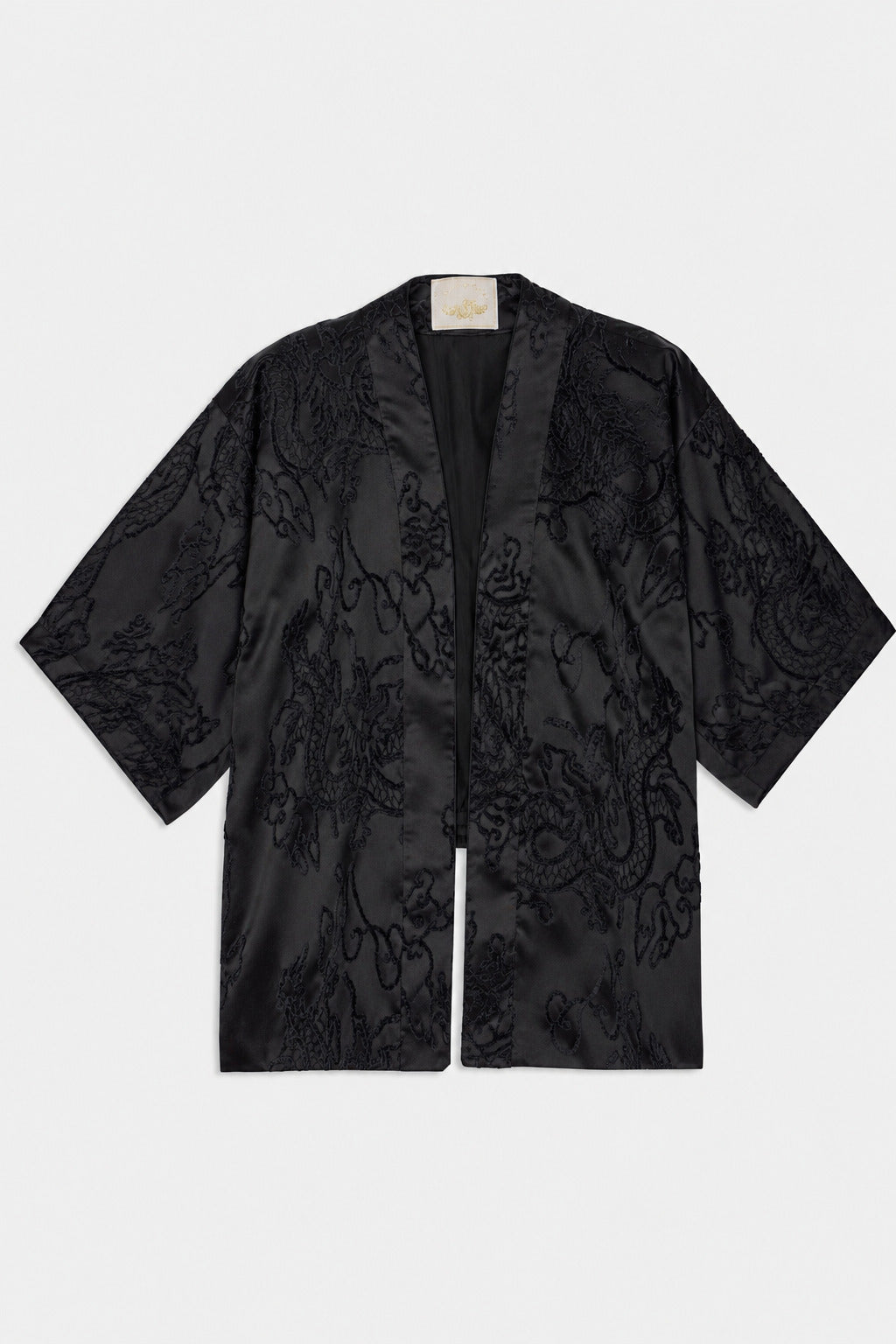 Brokat-Kimono-Bomberjacke