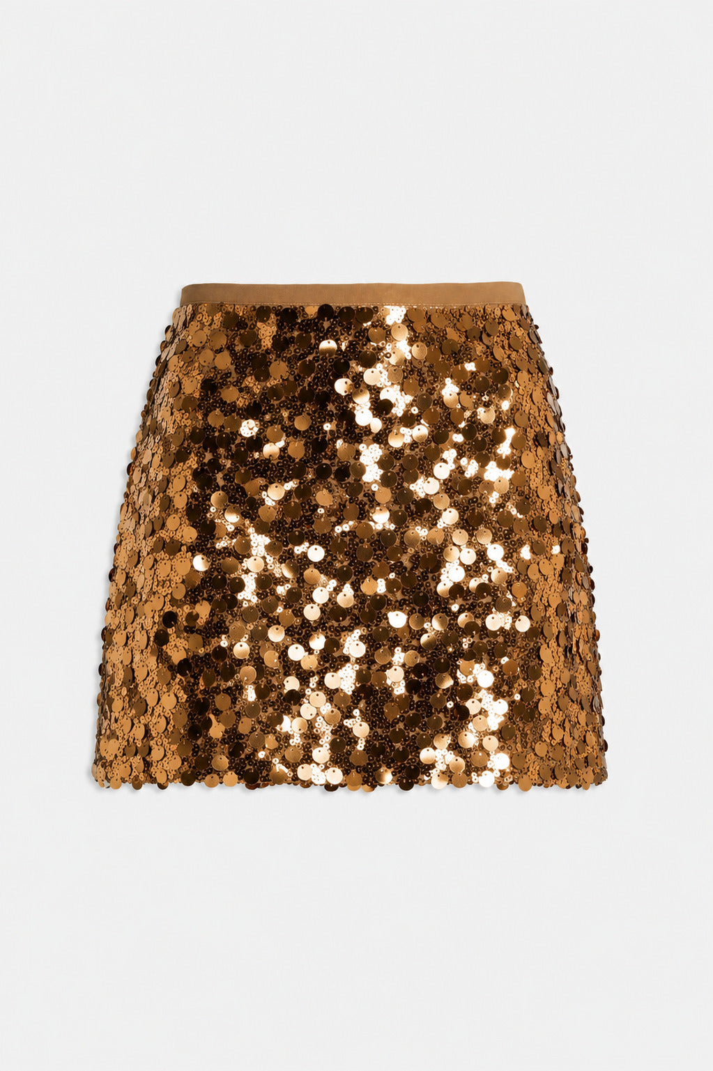 Minigonna in paillettes