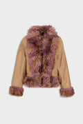 WENDBARE NYLONJACKE Honigbraun