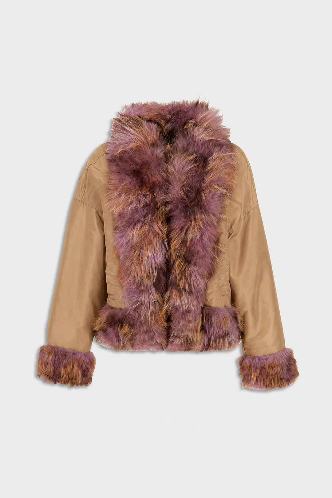 WENDBARE NYLONJACKE Honigbraun