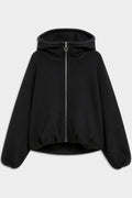EMBROIDERED HOODIE Black