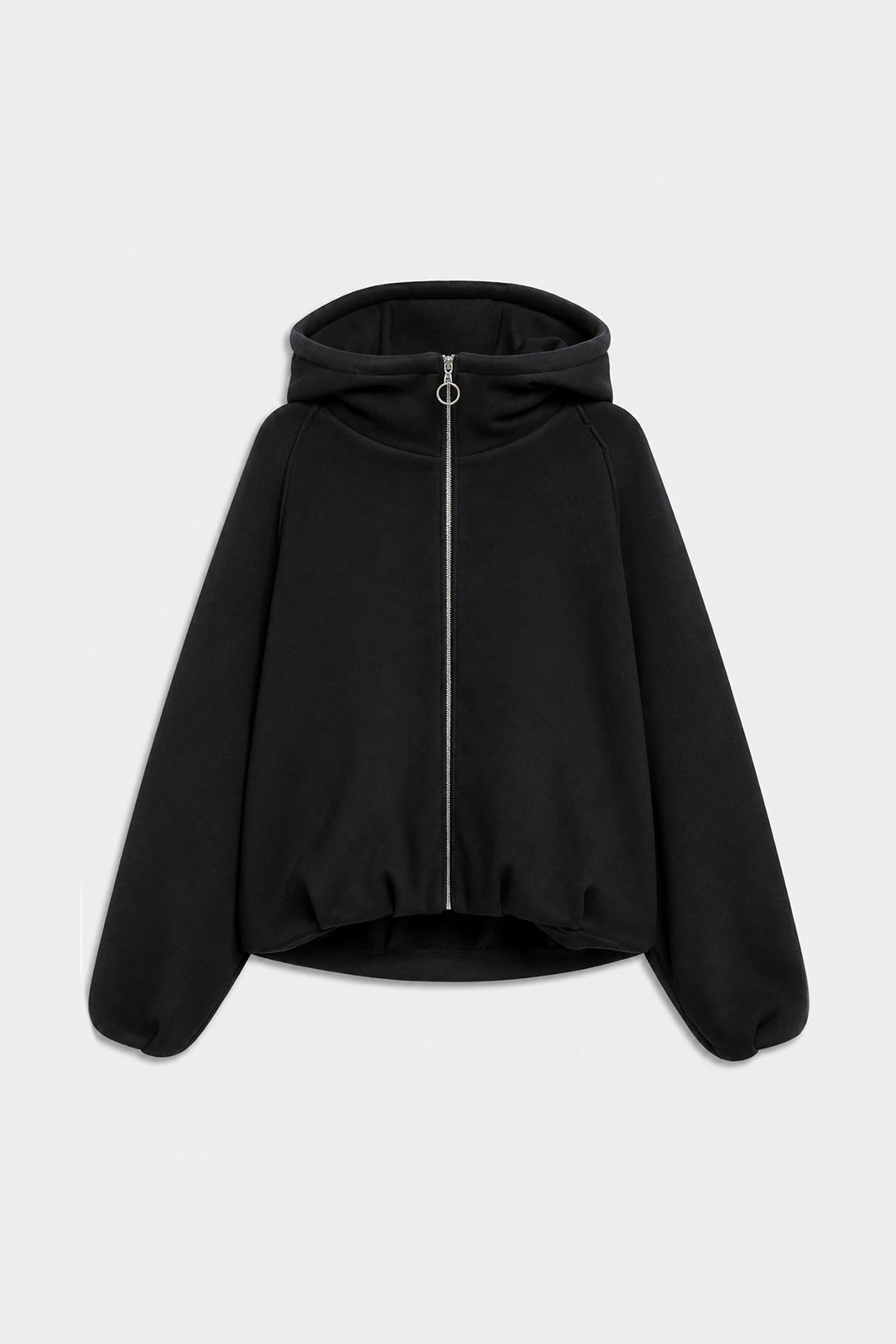 BESTICKTER HOODIE Schwarz