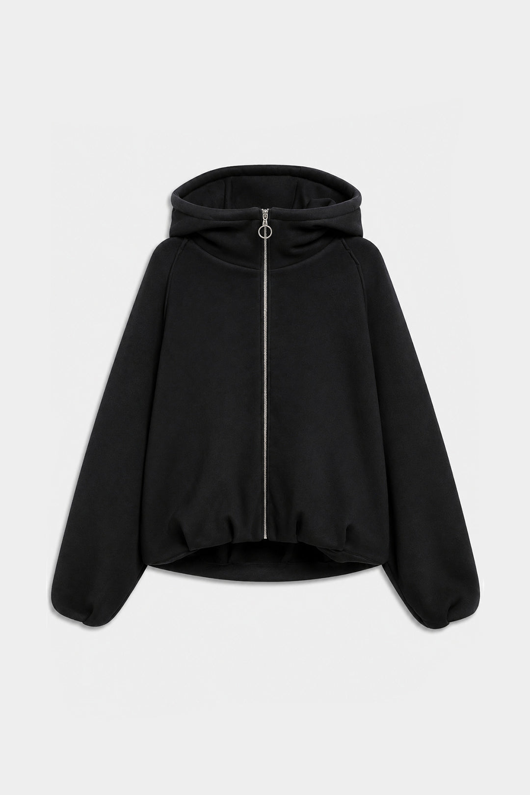HOODIE MIT MAXI-KAPUZE Schwarz