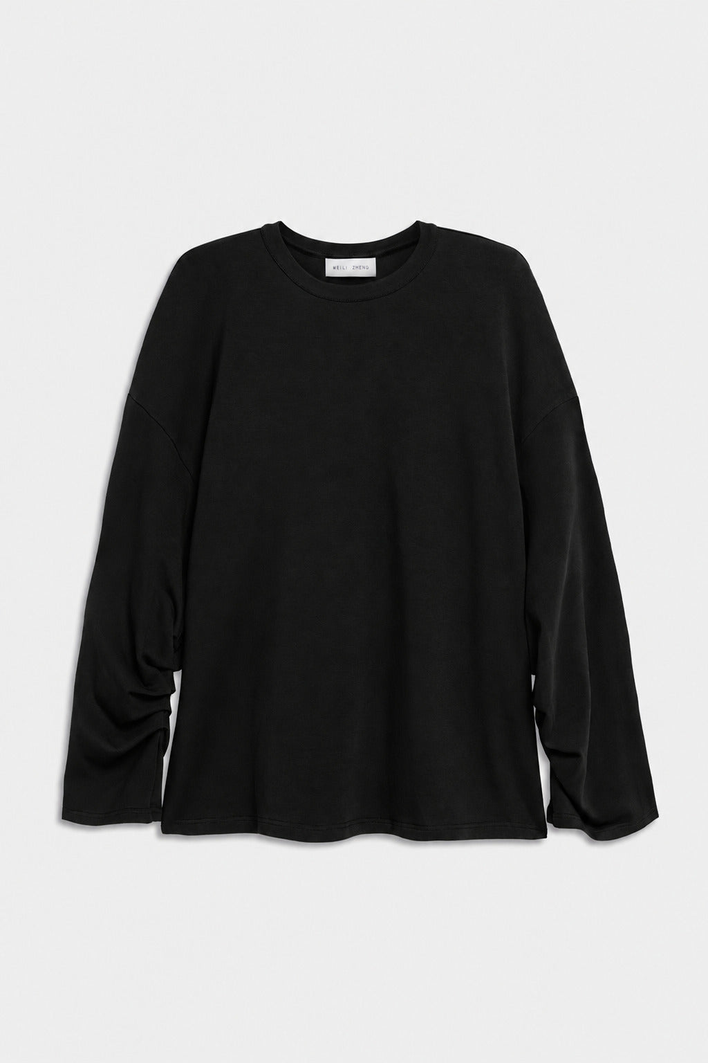 COTTON JERSEY NUVOLA TOP Black