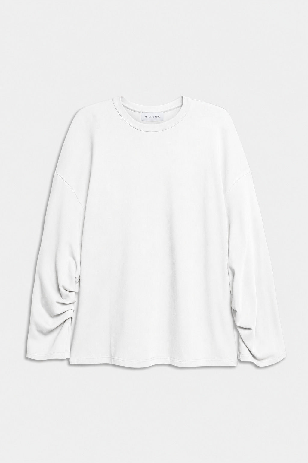 TOP NUVOLA AUS BAUMWOLLJERSEY Weiß