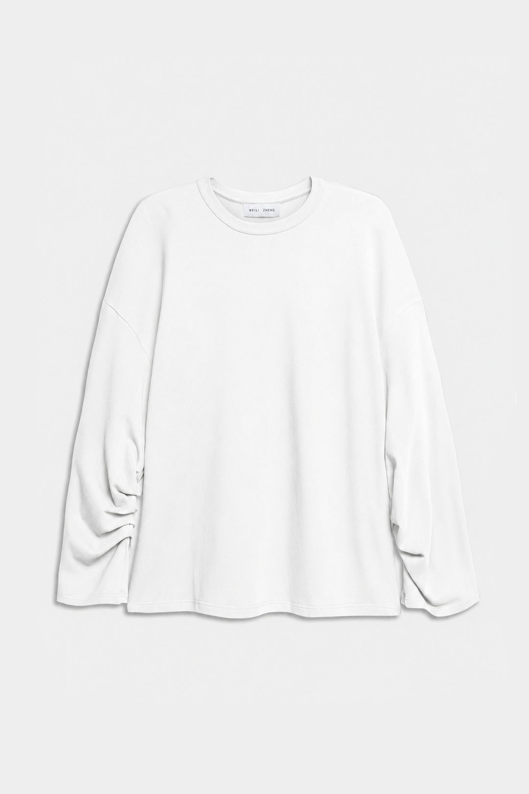 TOP NUVOLA AUS BAUMWOLLJERSEY Weiß