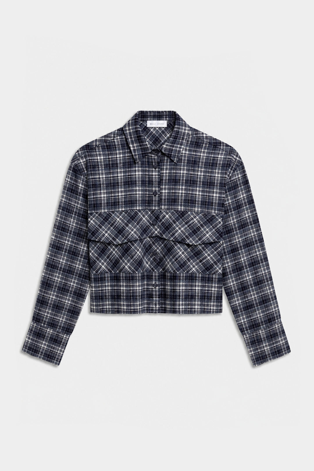 HEMD BOXY FIT Grau kleinkariert