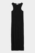Halfter-Kleid aus halbtransparentem Rippstrick