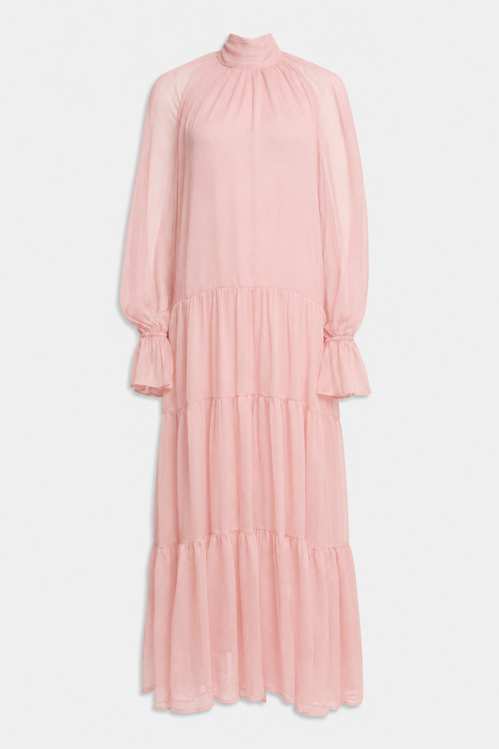 Langes Chiffonkleid