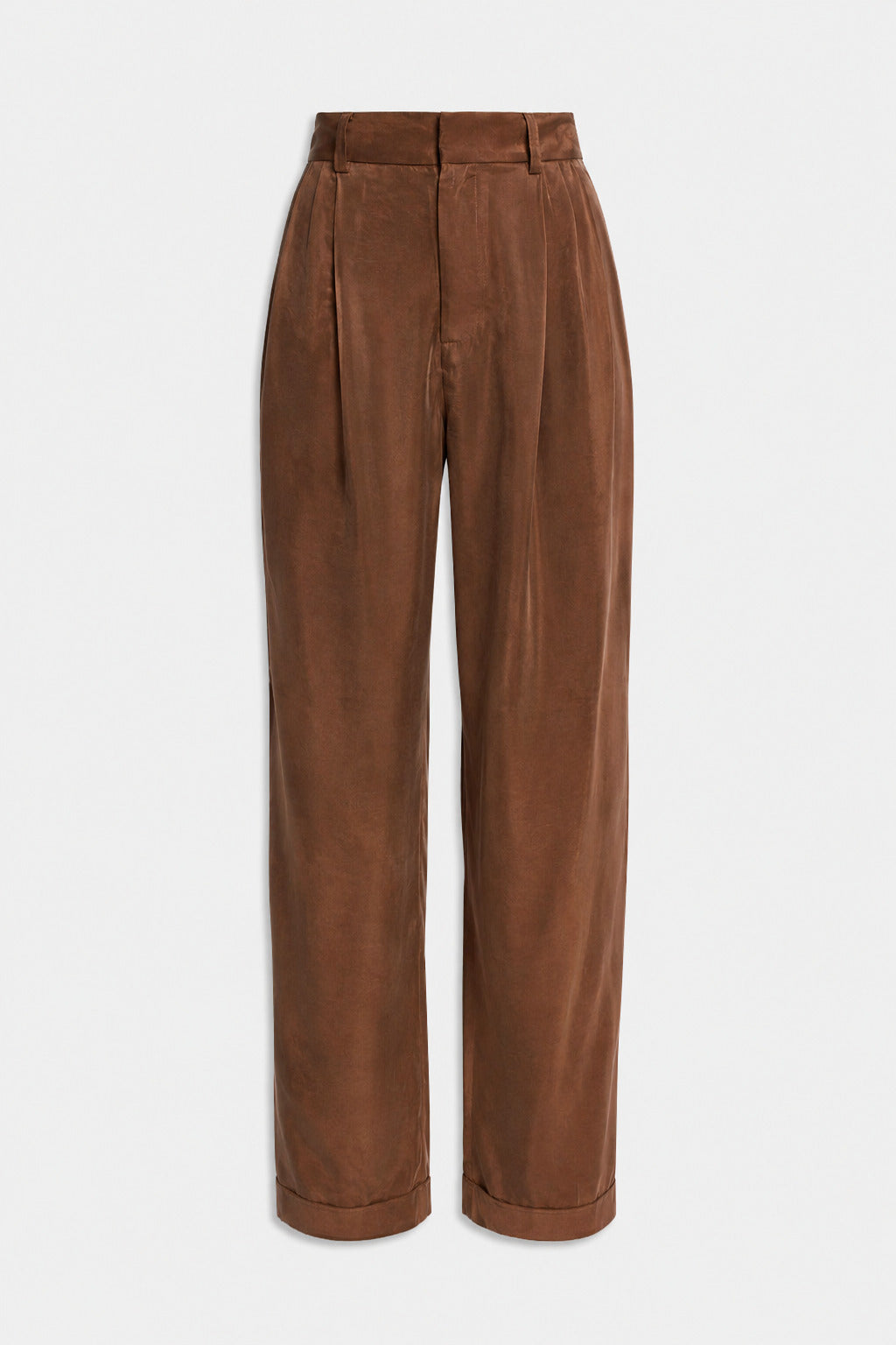 Straight-Leg-Hose aus Cupro