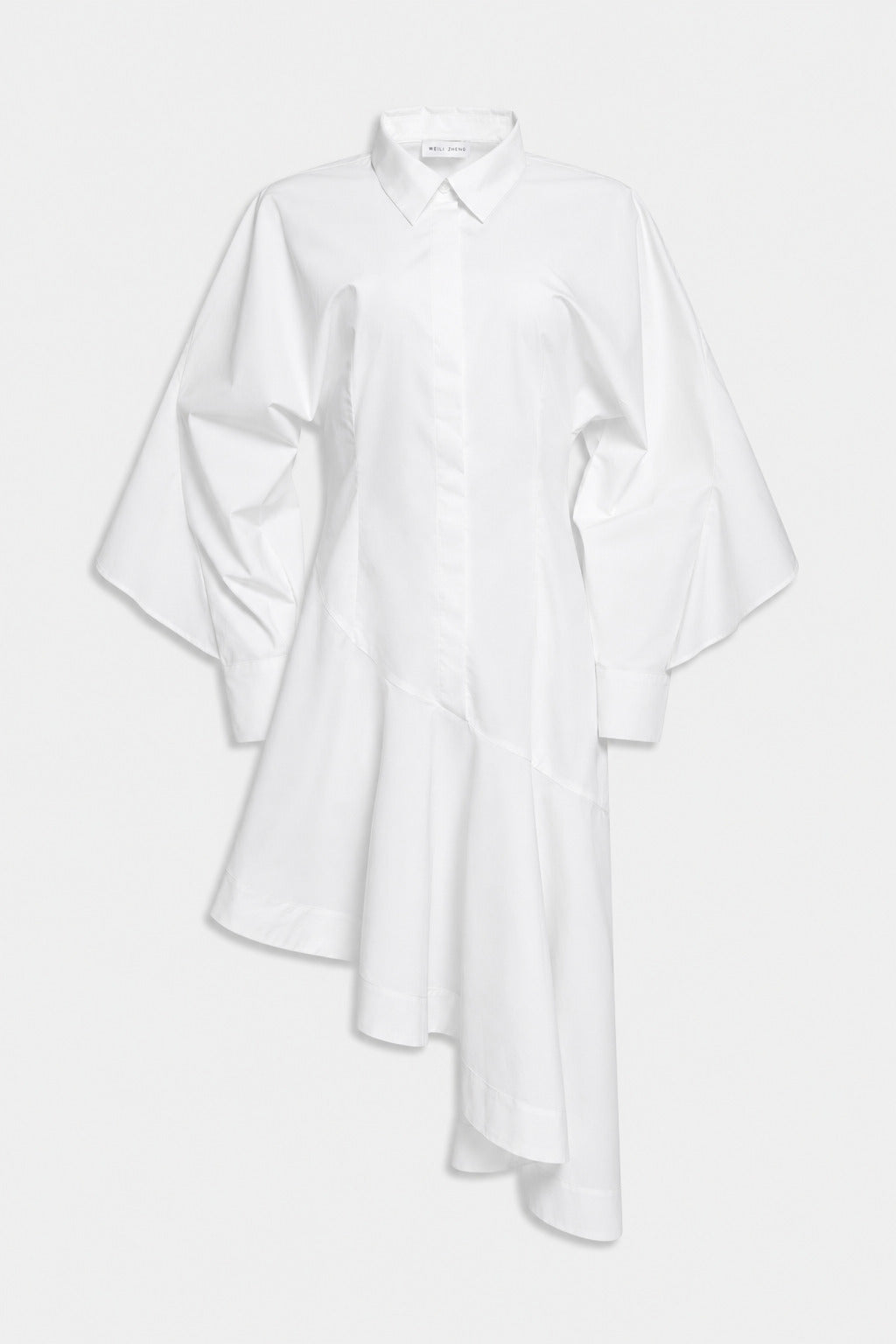 POPLIN MIDI DRESS