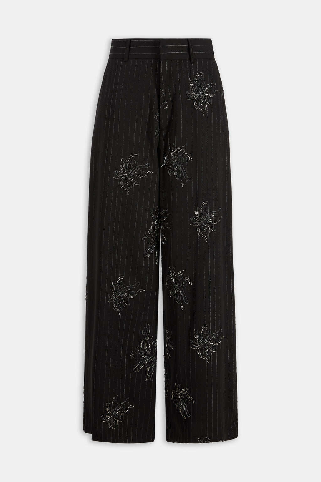 HOSE AUS BESTICKTEM GABARDINE