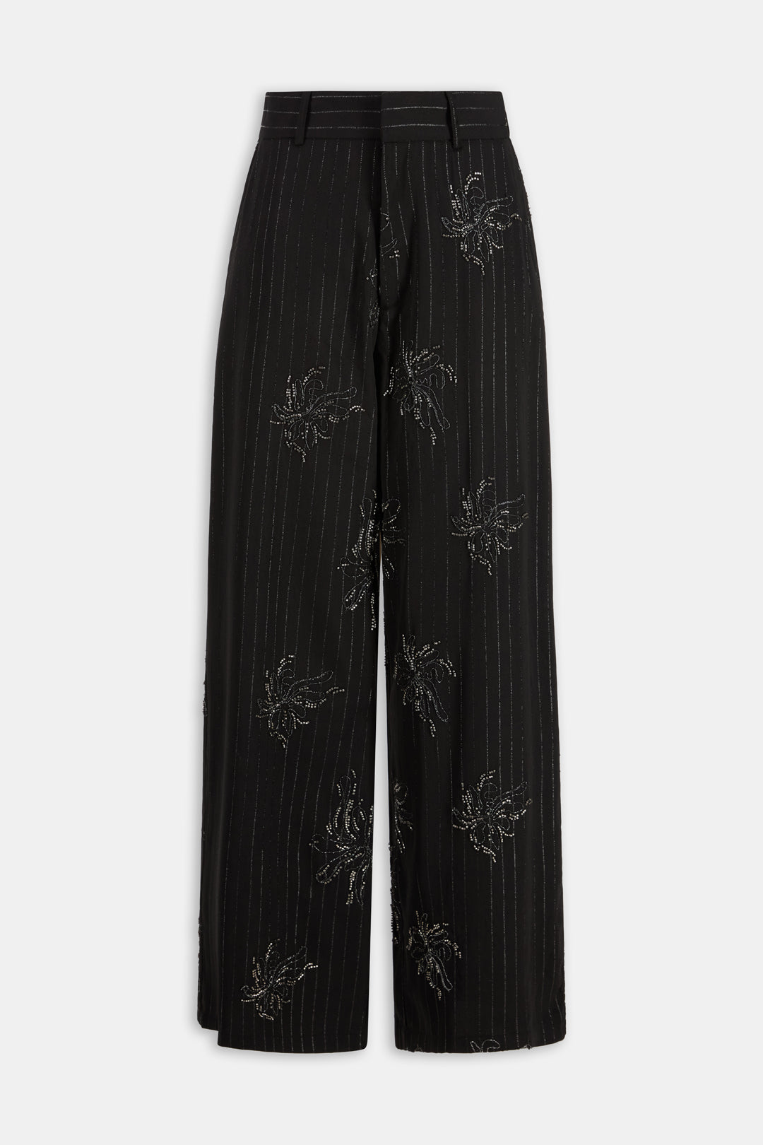 HOSE AUS BESTICKTEM GABARDINE