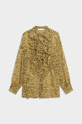 BLUSA IN CHIFFON CON VOLANT