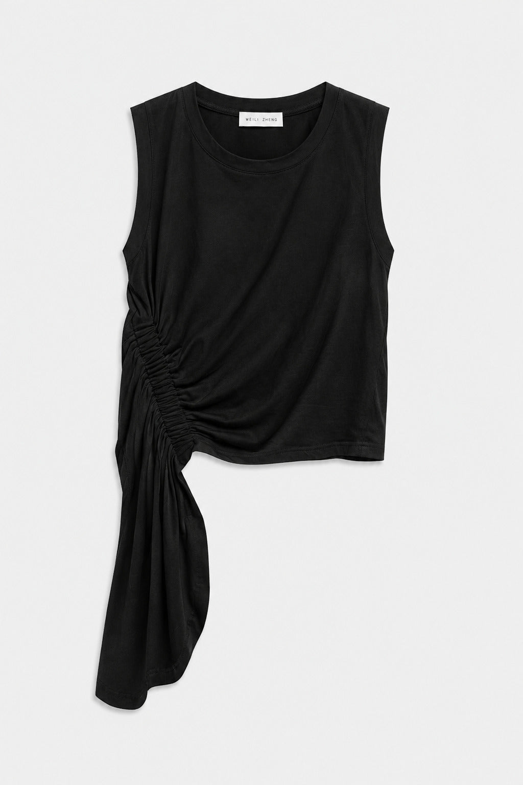 T-SHIRT MIT RAFFUNG
