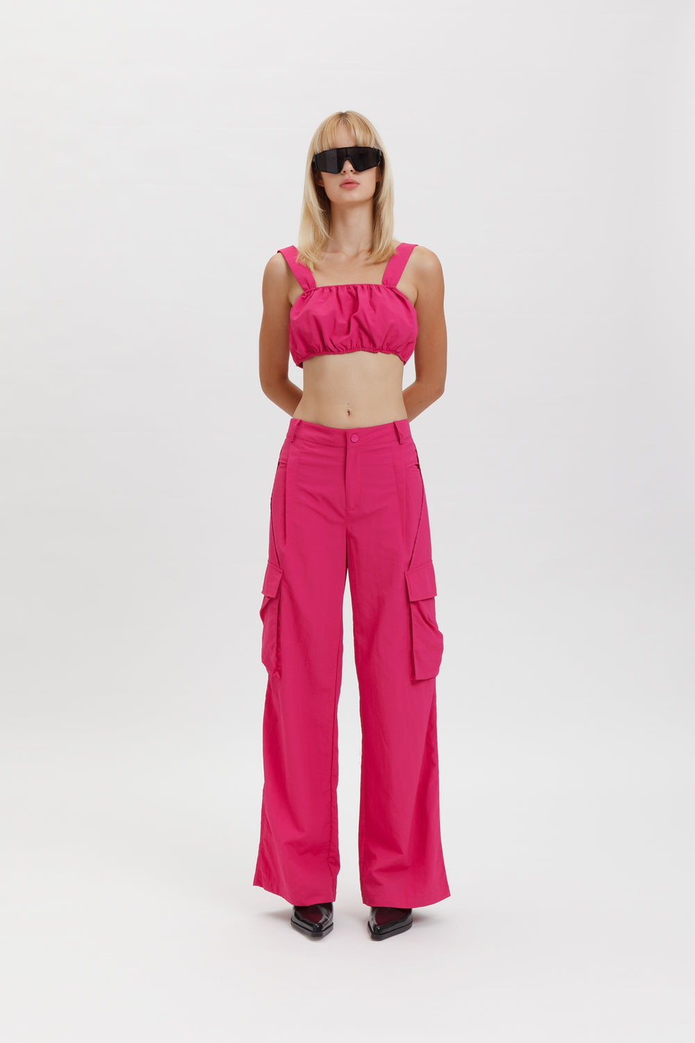 Nylon cargo pants – Weili Zheng
